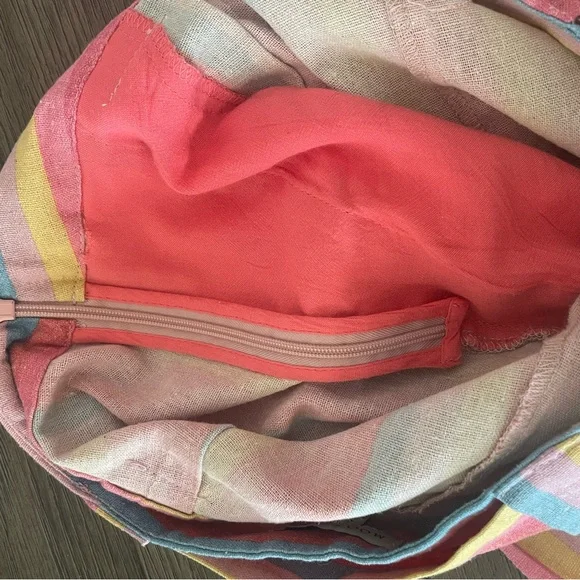 Anthro | Moon River rainbow stripe shorts size small - Picture 6 of 6